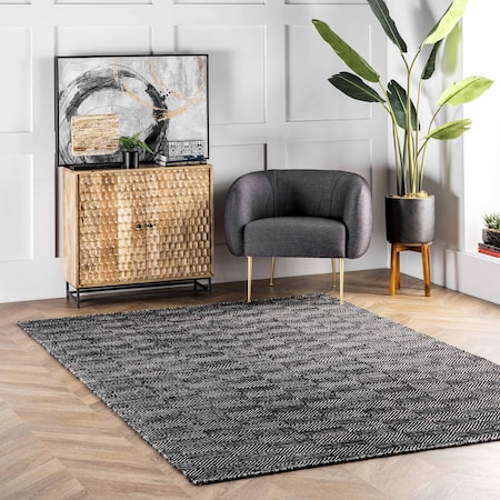 Nuloom Ago Geometric Wool Area Rug 7ft 6in x 9ft 6in MTSF01B-76096
